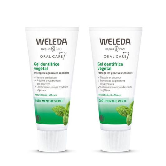 Weleda Plant Toothpaste Gel Spearmint flavor 75ml x2 (2.53fl oz x2)