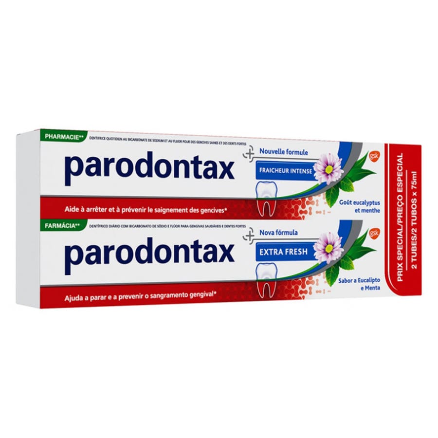 Parodontax Intense Refreshing Toothpaste 75ml x2 (2.53fl oz x2)