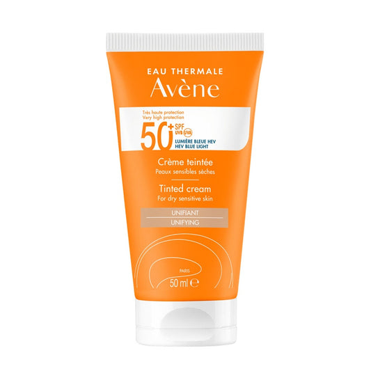 Avène Solar Tinted Cream Spf50+ Peaux sensibles sèches Avène 50ml (1,69fl oz)