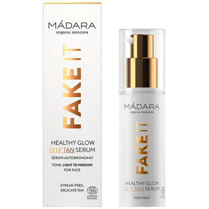 MÁDARA Fake It Healthy Glow Self Tan Serum 30ml (1,01fl oz)