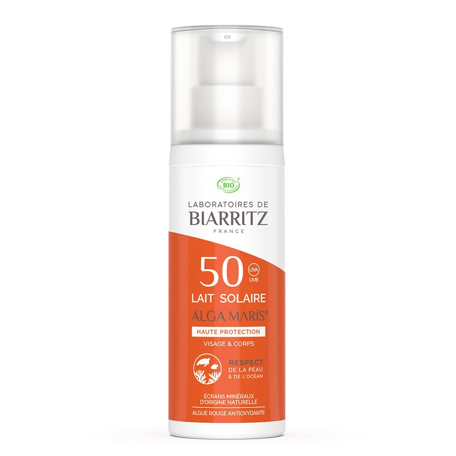 Laboratoires De Biarritz Sun care Algamaris Organic Sunscreen Lotion Spf50 dry skin 100ml (3,38fl oz)