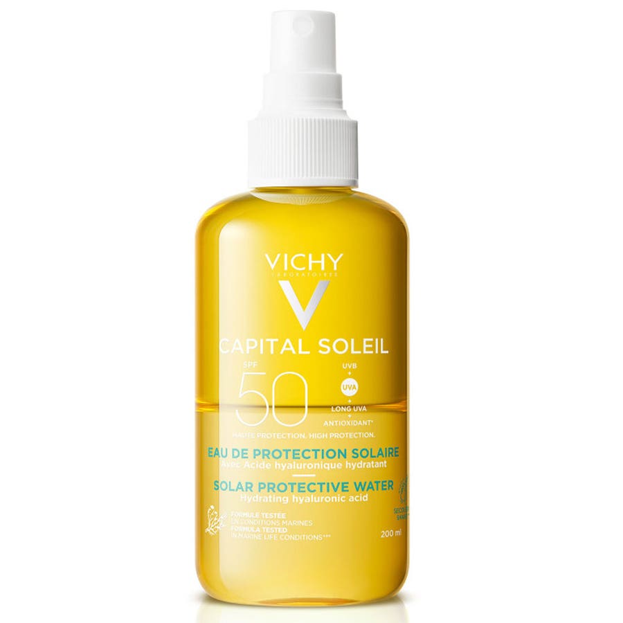 Vichy Capital Soleil Protective Hydrating Suntan Water SPF50 200ml (6,76fl oz)