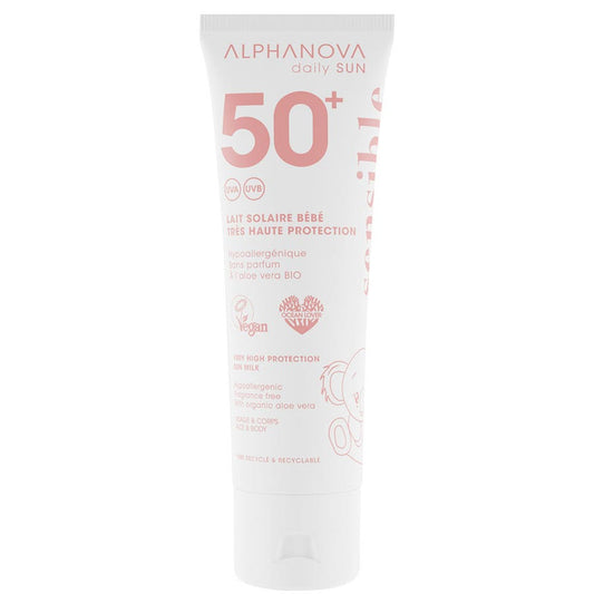 Alphanova Daily Sun Sunscreens Baby Milk SPF50+ for babies and toddlers 50ml (1.69fl oz)