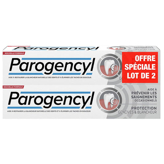 Parogencyl Toothpaste to prevent Whitening gums 75ml x2 (2.53fl oz x2)