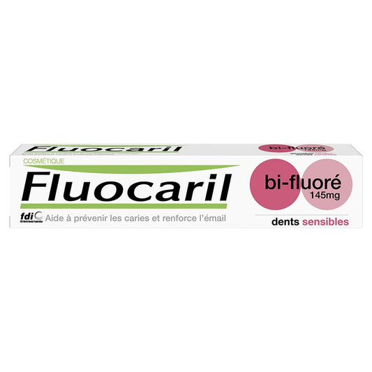 Fluocaril Toothpaste Bi-fluore 145mg Sensitive Teeth 75ml (2.53fl oz)