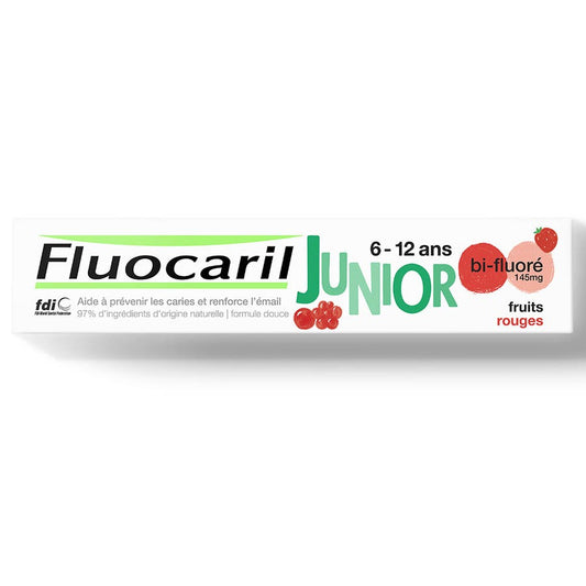 Fluocaril Junior toothpaste 6-12 years red berry 6-12 Ans 75ml (2.53fl oz)