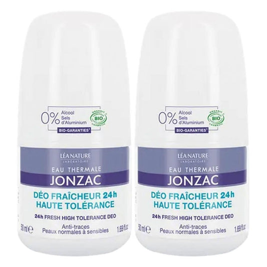 Eau thermale Jonzac High Tolerance 24H Freshness Deodorant 2x 50ml (1.69fl oz)