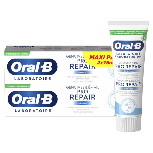 Oral-B Pro-Repair Toothpaste Mint Flavour 75ml x2 (2.53fl oz x2)