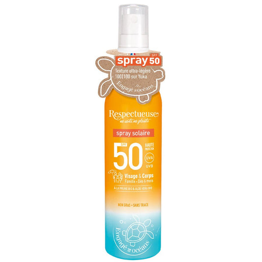 Respectueuse Spray Solar SPF50 100ml (3,38fl oz)