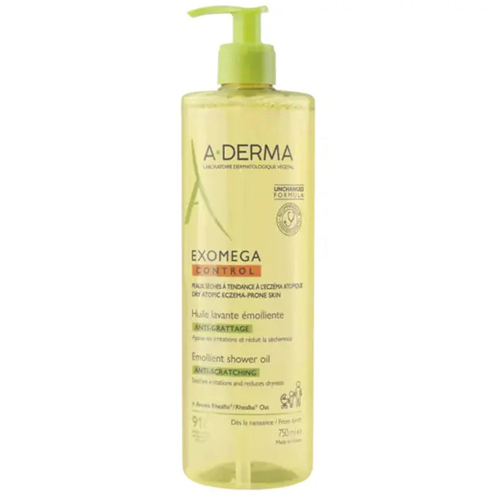 A-Derma Exomega Control Anti-scratch Emollient Cleansing Oil