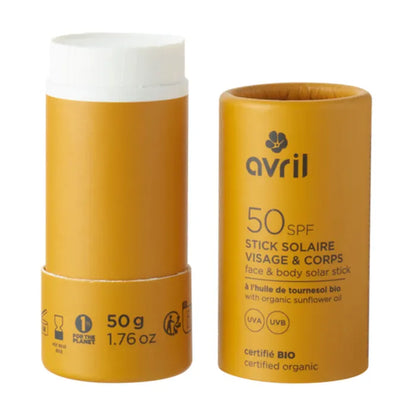 Avril Sun Stick Face & Body Spf50 50g (1,76oz)