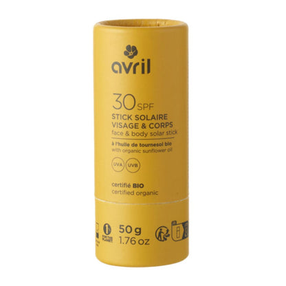 Avril Sun Stick Face & Body SPF30 50g (1,76oz)