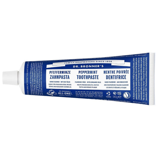 Dr Bronner'S Toothpaste Peppermint Bioes 140g (4.49oz)