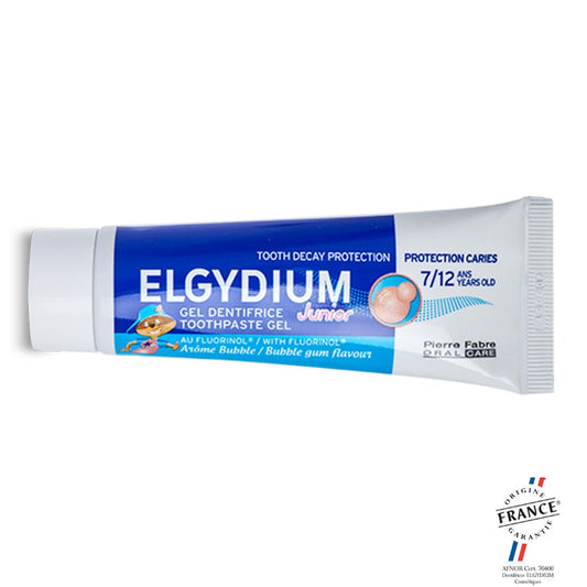 Elgydium Fluorinol toothpaste 7-12 years bubblegum 50ml (1.69fl oz)