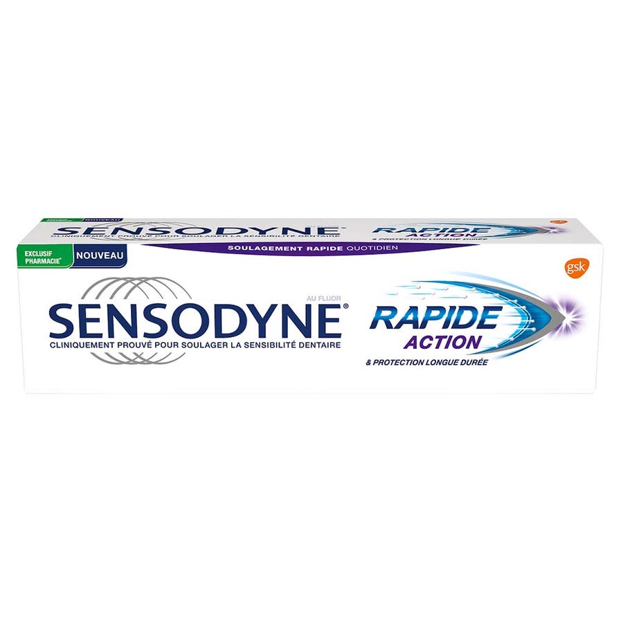 Sensodyne Quick Toothpaste And Long-Lasting Protection 75ml (2.53fl oz)