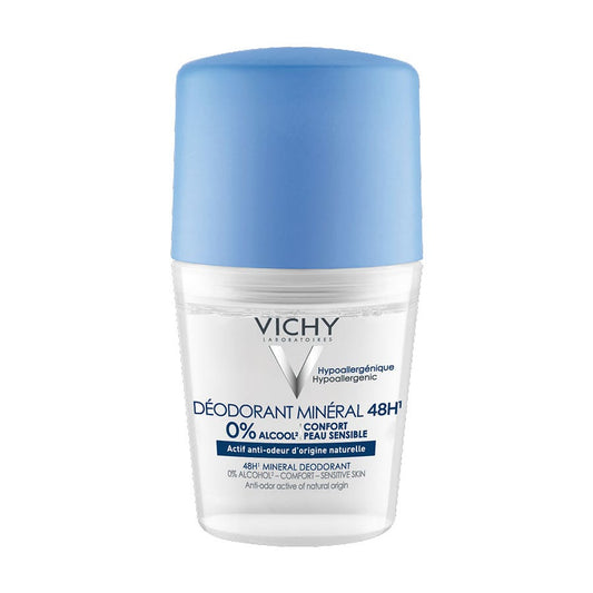 Vichy Minéral Roll-on Deodorant 48Hr Sensitive Skin  50ml (1.69fl oz)