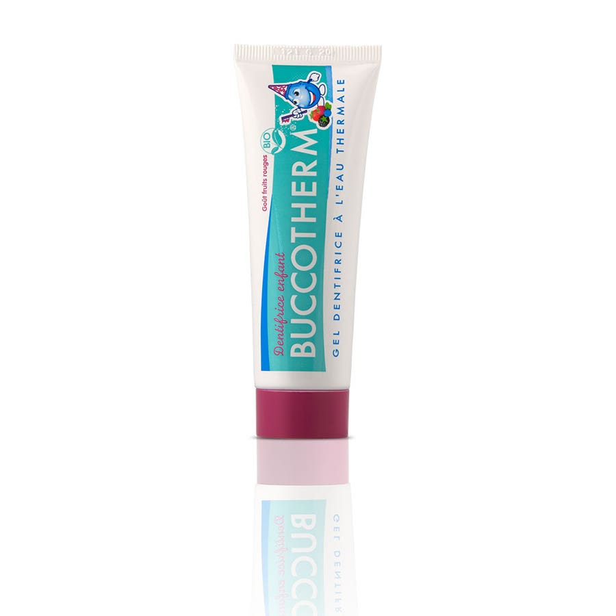 Buccotherm Organic Toothpaste From 3 Years Old Redberry Flavour 50ml (1.69fl oz)