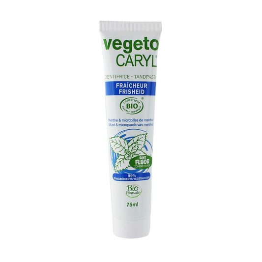 Vegeto Caryl Fresh Toothpaste With Bioes Fluoride Free Microbeads Vegetocaryl 75ml (2.53fl oz)