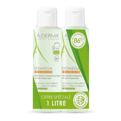 A-Derma Exomega Control Emollient Cleansing Gel