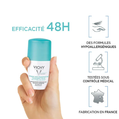 Vichy Deodorants Anti-perspirant Treatment 48h Roll-on Sensitive skin