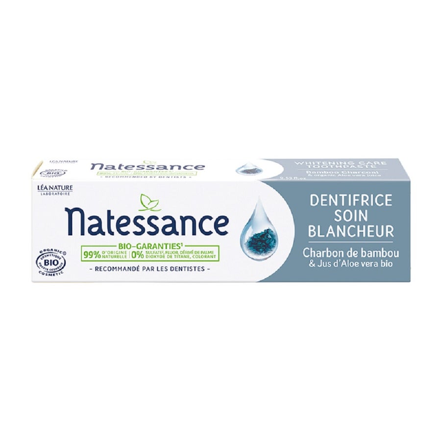 Natessance Organic Whitening Toothpaste 75ml (2.53fl oz)