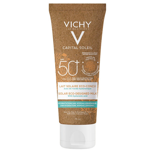 Vichy Capital Soleil Sun lotion SPF50+ Eco-designed travel size 75ml (2,53fl oz)