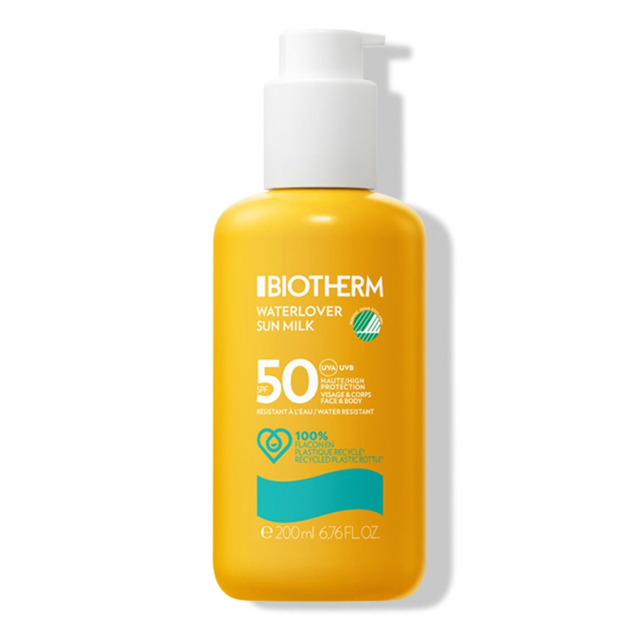 Biotherm WaterLover Solaire Waterlover Sun Milk Spf50 Solaire visage et corps 200ml (6,76fl oz)