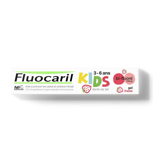 Fluocaril Kids toothpaste 0-6 years strawberry 3 - 6 ans 50ml (1.69fl oz)