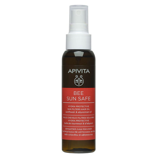 Apivita Bee Sun Safe Hydra-Protective Sun Filters Hair Oil 100ml (3,38fl oz)