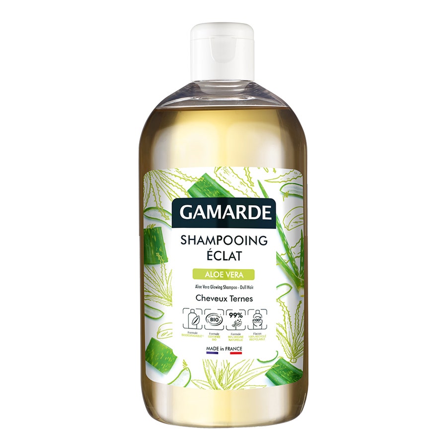 Organic Radiance Shampoo Aloe Vera Dull Hair 500ml Gamarde