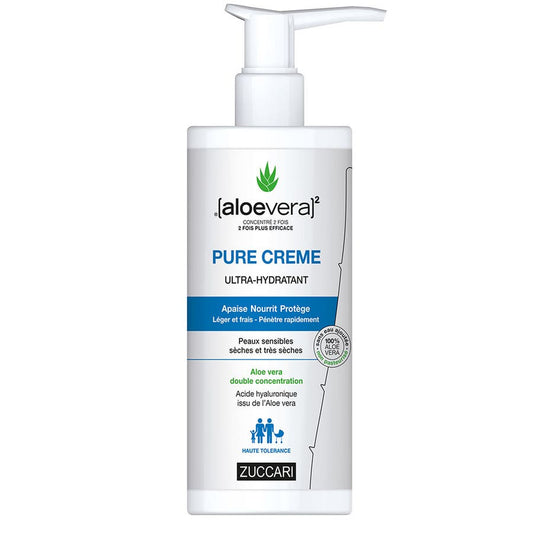 PURE CRЀME Ultra-Hydrating Aloe vera and Hyaluronic Acid 400ml [aloevera]2 Zuccari 400ml [aloevera]2 Zuccari