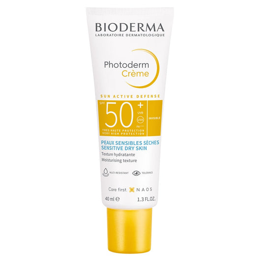 Max Cream Spf 50+ 40ml Photoderm Peaux sensibles sèches Bioderma