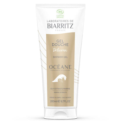 Laboratoires De Biarritz Océane Face & Body Shower Gel aux Extraits Marins 200ml (6.76fl oz)