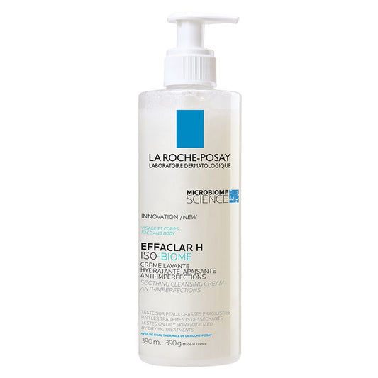 Crème lavante hydratante apaisante anti-imperfections 390ml Effaclar La Roche-Posay