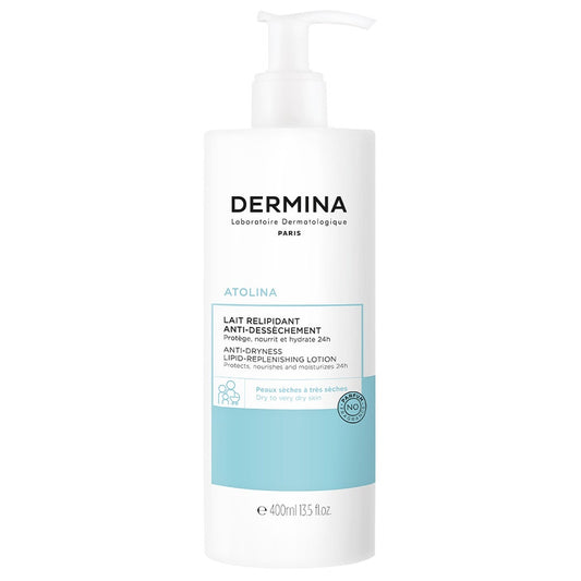 Protecting Lipid Replenishing Lotion Dry Atopic Skin 400ml Atolina Dermina