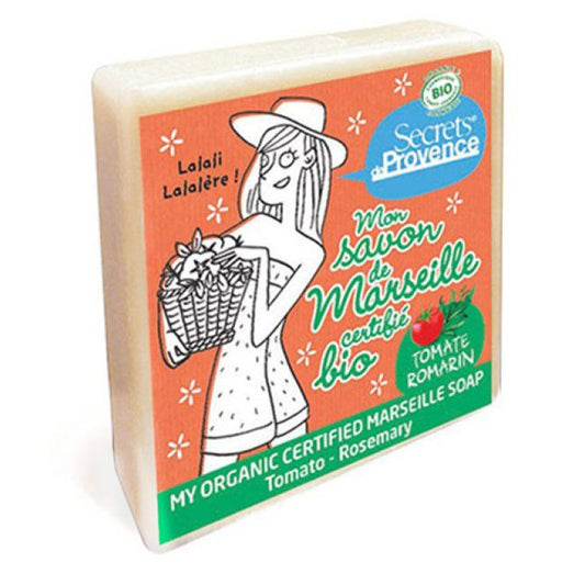 Tomato and Rosemary Marseille Soaps 100g Secrets de Provence