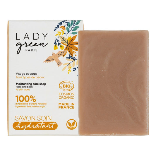 Soaps face and body Hydrating cares 100 g Lady Green