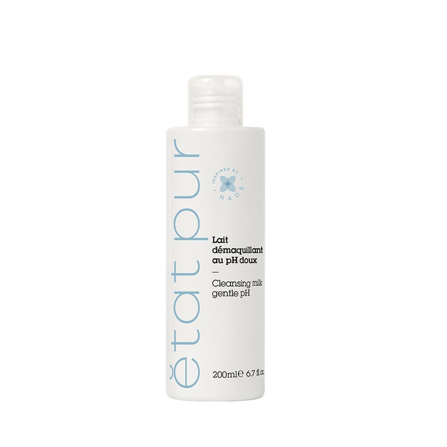 Cleansing Milk Gentle Ph Face And Eyes All Skin Types 200ml Nettoyants Purs Peaux Normales à Mixtes Etat Pur