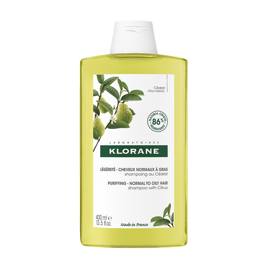 Citrus Pulp Shampoo 400ml Cedrat Cheveux mixtes à gras Klorane