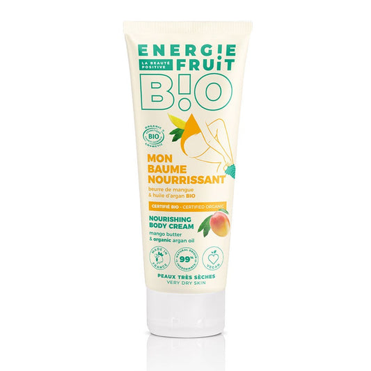 Certified Organic Body Balm Mango Butter & Organic Argan Oil 200ml Energie Fruit