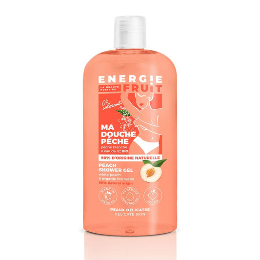 Energie Fruit Shower Gel White Peach & Rice Water PH NEUTRE 500ml (16.91fl oz)