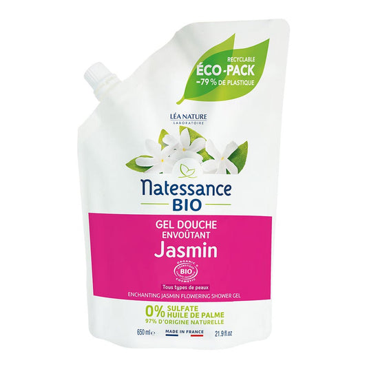 Natessance Organic Jasmin Shower Gel 650ml (21.97fl oz)