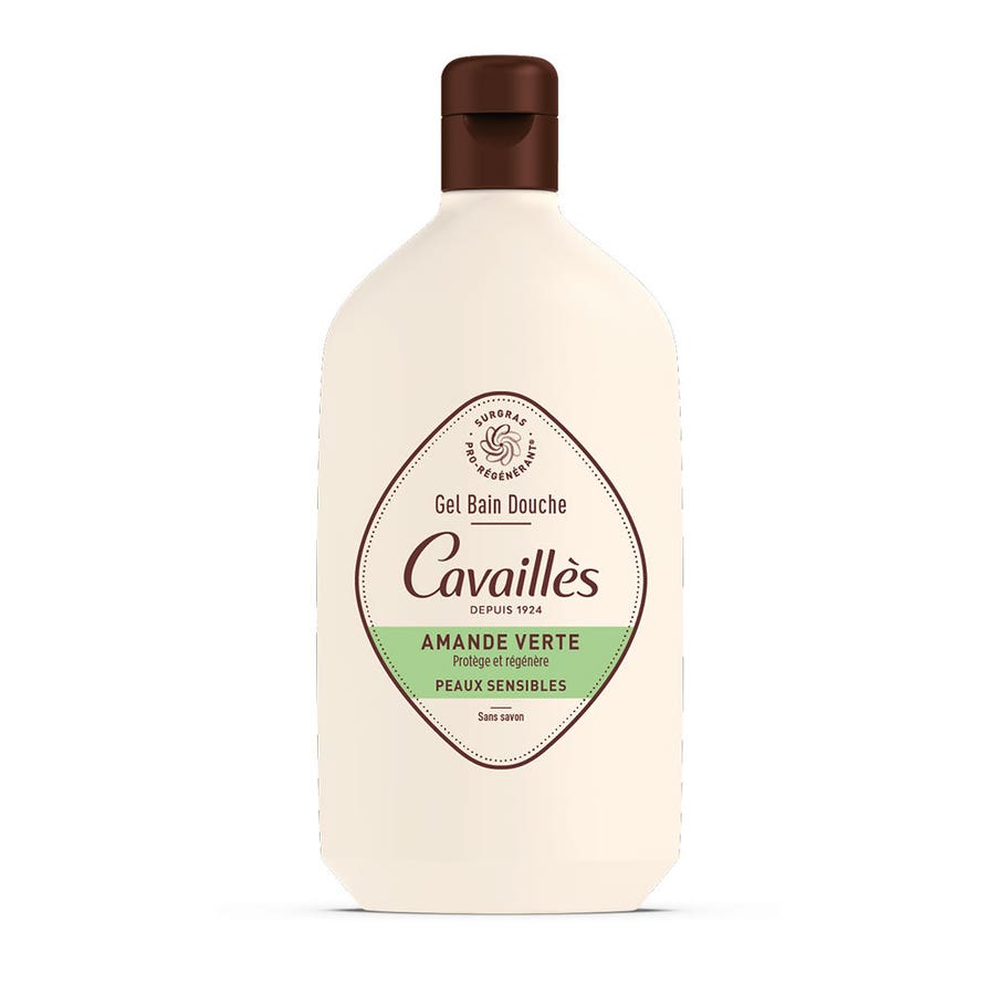 Green Almond Bath & Shower Gel 400ml Sensitive Skin Rogé Cavaillès