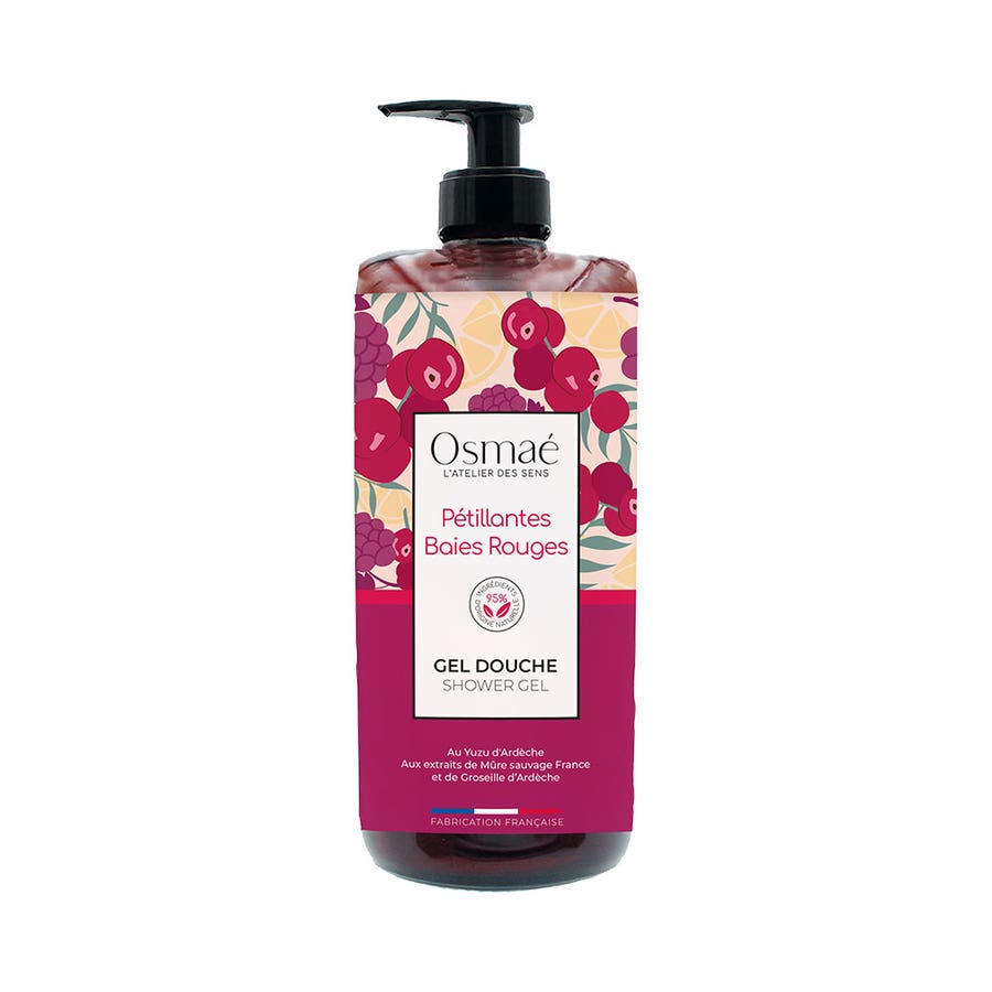 Sparkling Red Berry Shower Gel 1L Osmae