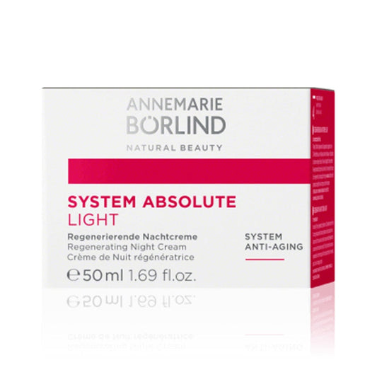 Light Regenerating Night Cream Face 50ml System Absolute Mature Combination Skin AnneMarie Börlind