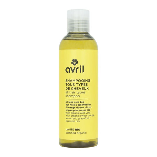 Shampoo for all types of organic hair 200ml Avril