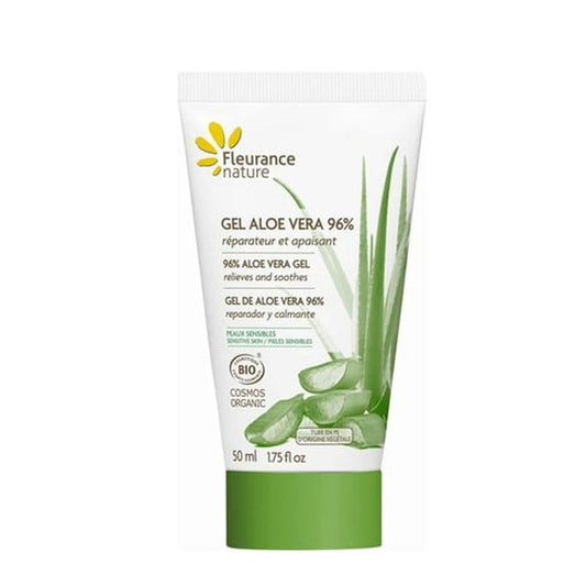 96% ORGANIC ALOE VERA GEL 150ml Repairing and soothing Fleurance Nature