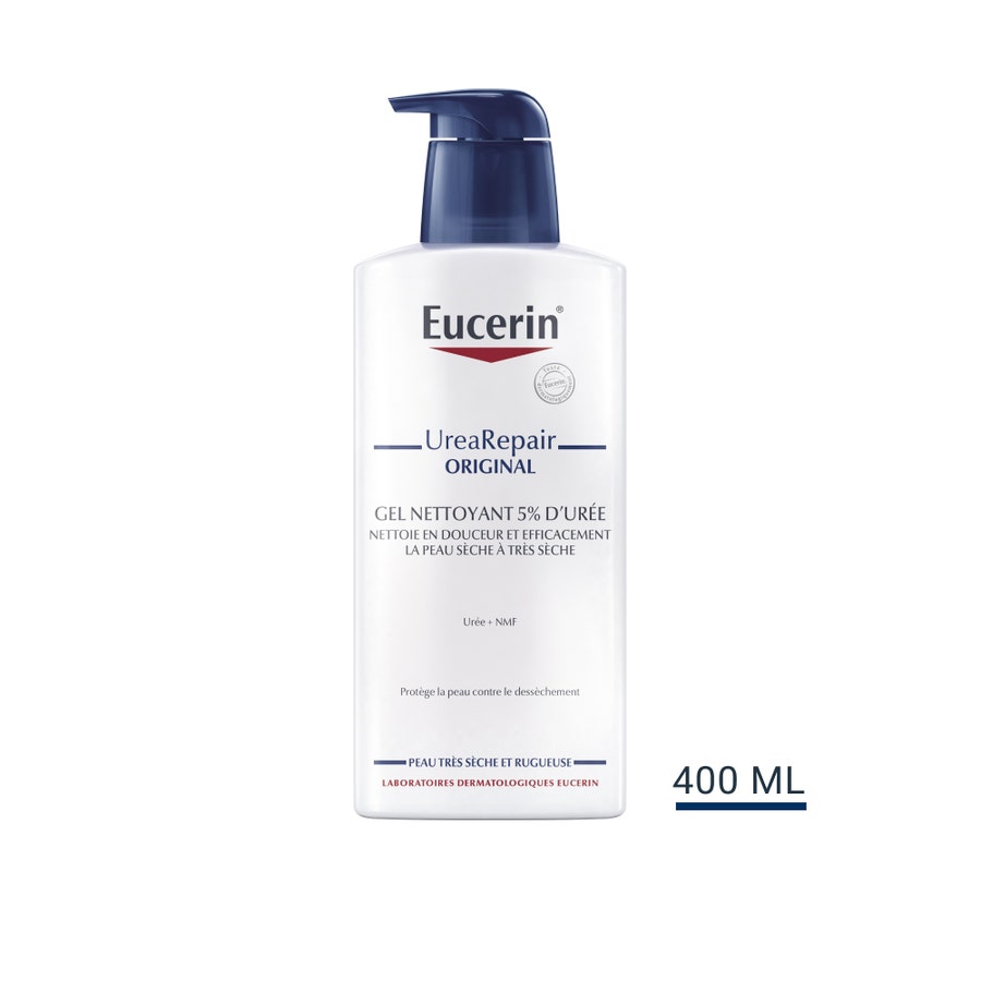 Urea Repair Original Cleansing Gel 5% Urea Dry Skins 400ml UreaRepair Plus Original Peaux Seches Eucerin