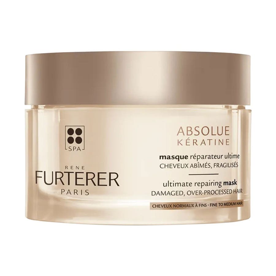 Ultimate Repair Mask for Normal to Thin Hair 200ml Absolue Keratine Cheveux abimés, fragilisés, normaux à fins René Furterer