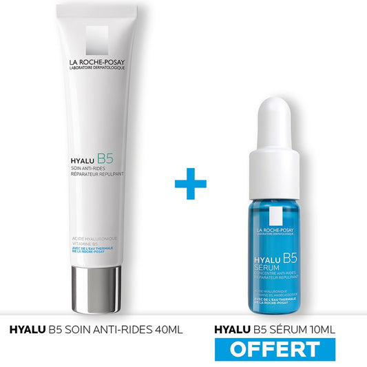 Hyalu B5 Anti-wrinkle cream 50ml+ free serum 10ml La Roche-Posay